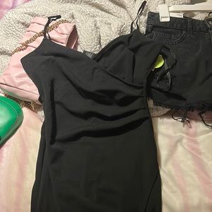 black long dress